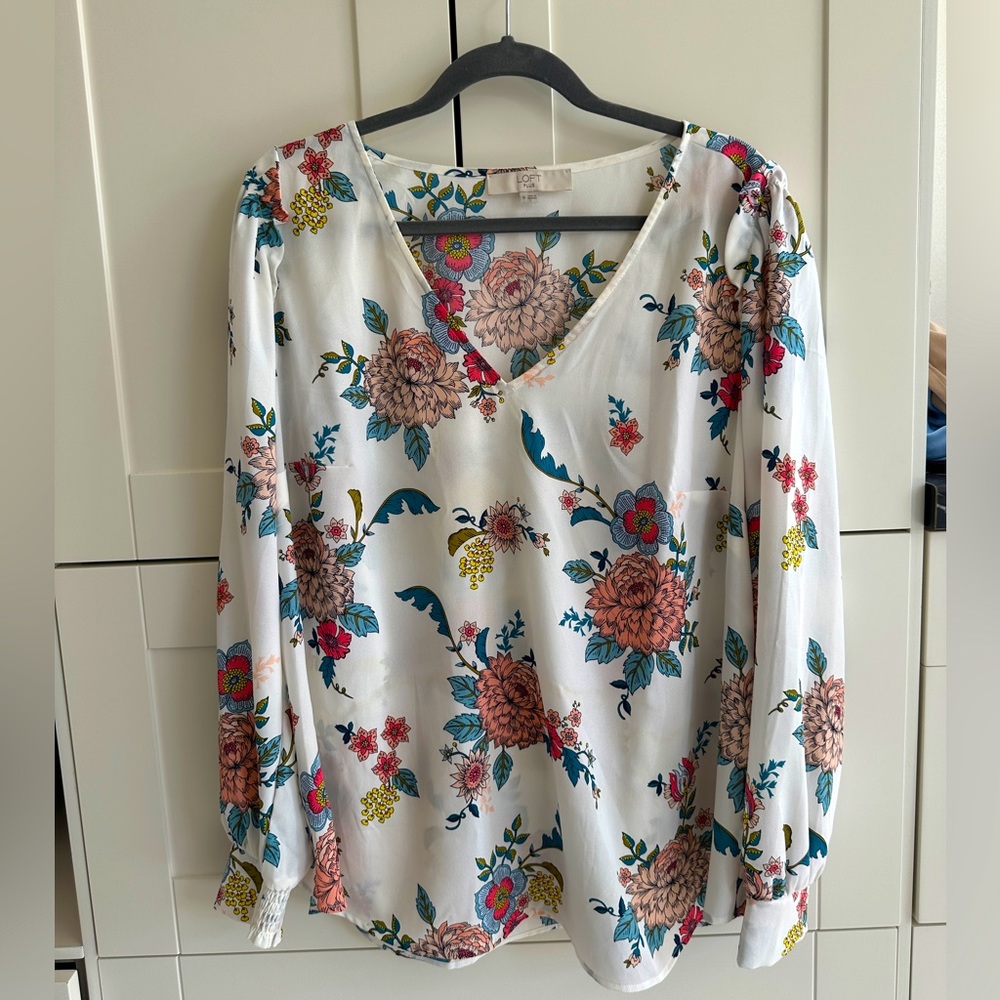Loft plus size blouse